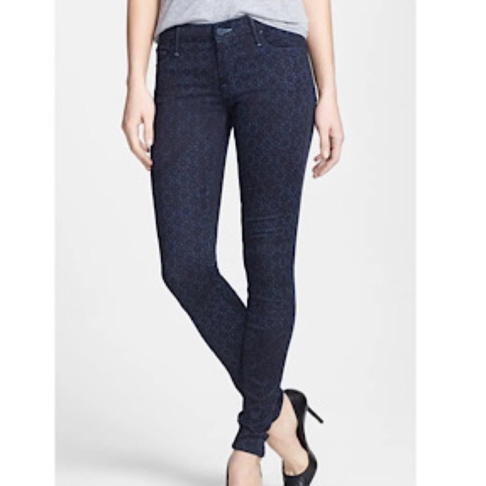 MOTHER The Looker Foulard Me Once Skinny Jeans 24